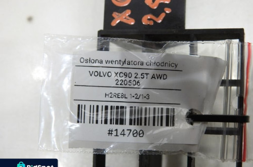 OSŁONA WENTYLATORA CHŁODNICY VOLVO XC90 I 2.5 T