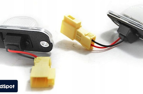 Lampki tabli rejestracyjnej VW Golf 2 Jetta Toledo