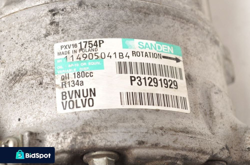 VOLVO S40 II 1.6 D SPRĘŻARKA KLIMATYZACJI 31291929