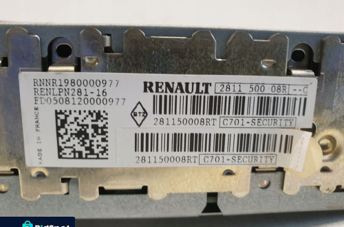 Renault Laguna III RADIO CD Panel Radia
