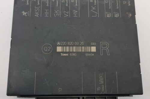 MODUŁ STEROWNIK FOTELA MERCEDES W220 2208206926