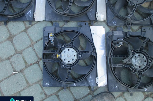 Wentylator chłodnicy CITROEN PEUGEOT 207 9662872380