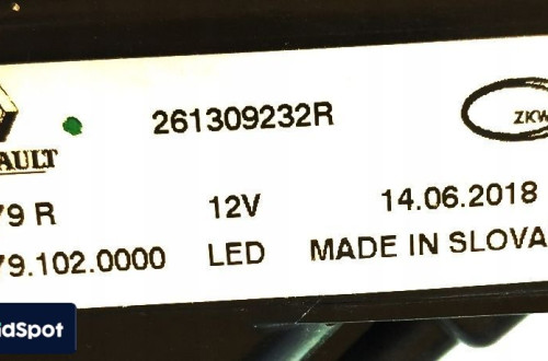 RENAULT ESPACE V LIFT 2020- LED DRL HALOGEN PRAWY