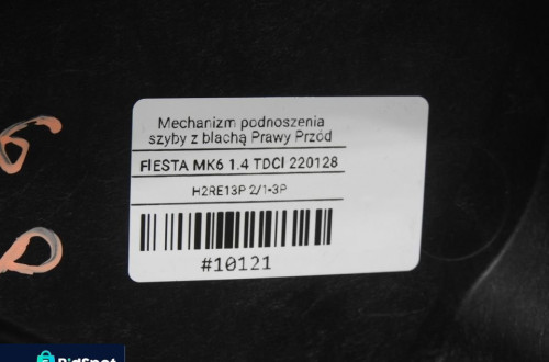 MECHANIZM PODNOŚNIK SZYBY PRAWY PRZÓD FIESTA MK7