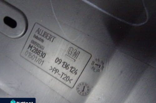 SCHOWEK PASAŻERA Z KIESZENIĄ OPEL VECTRA B LIFT KOMBI NR354