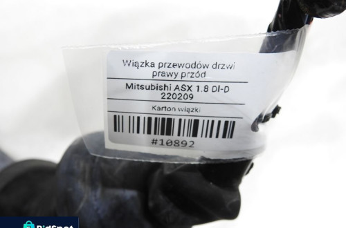 WIĄZKA DRZWI PRAWY PRZÓD MITSUBISHI ASX