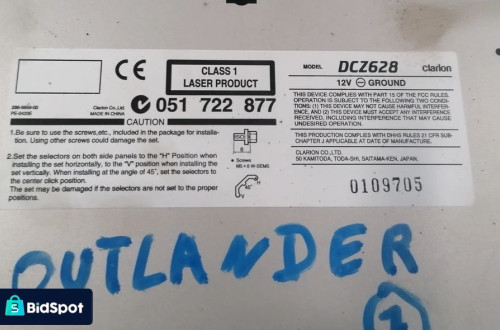 MITSUBISHI OUTLANDER I 05r ZMIENIARKA PŁYT CD DVD 051722877