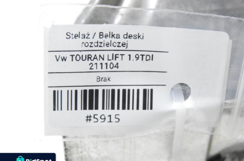 BELKA STELAŻ KONSOLI VW TOURAN I LIFT