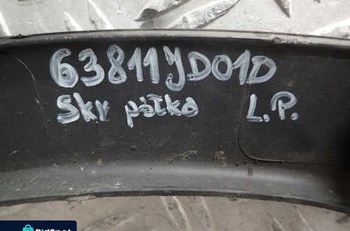 LISTWA BŁOTNIKA LEWY PRZÓD QASHQAI J10 63811JD01D