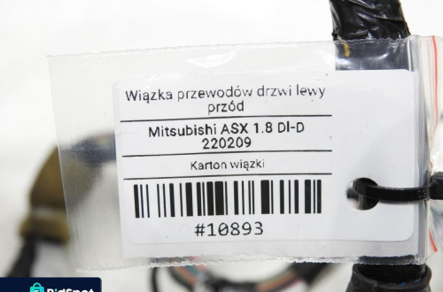 WIĄZKA DRZWI LEWY PRZÓD MITSUBISHI ASX
