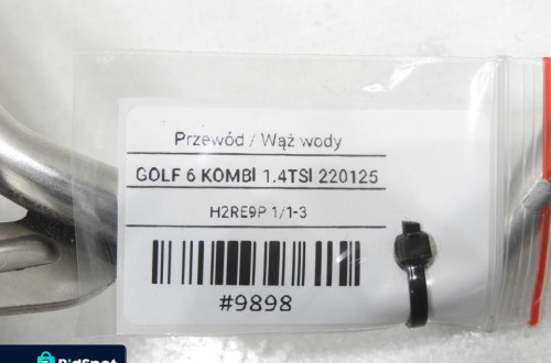 WĄŻ RURA WODY VW GOLF VI 1.4 TSI