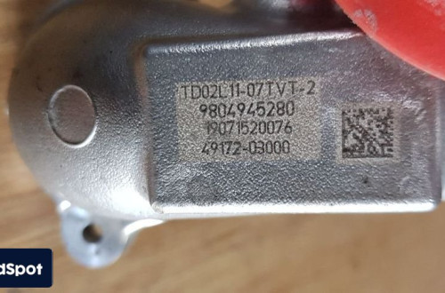 CITROEN PEUGEOT 1.6 HDI EHDI  TURBOSPRĘŻARKA 9804945280