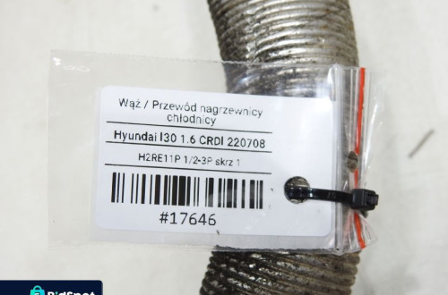 WĄŻ RURA NAGRZEWNICY HYUNDAI i30 I 1.6 CRDI