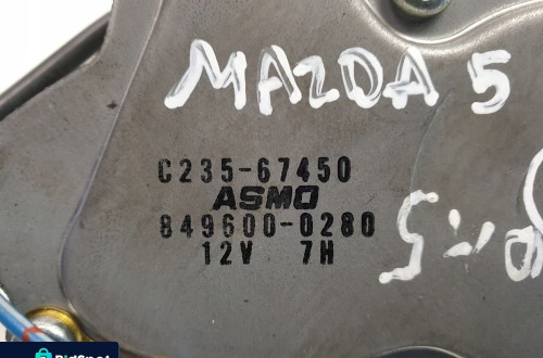 Mazda 5 I 05-10r SILNICZEK TYLNEJ WYCIERACZKI Tył