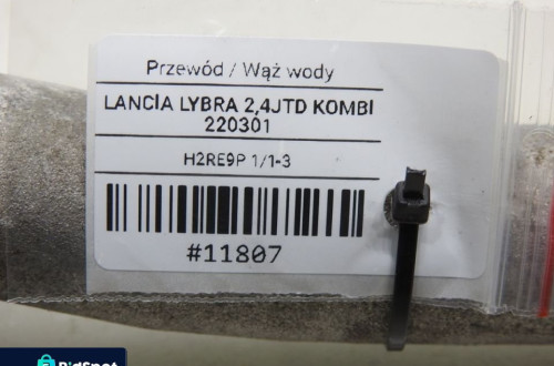 WĄŻ RURA WODY LANCIA LYBRA 2.4 JTD