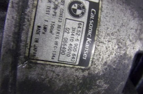 SPRĘŻARKA KLIMATYZACJI SPRĘŻARKA KLIMATYZACJI BMW E46 E-46 KOMPRESOR