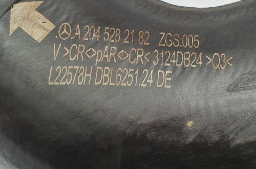 WĄŻ RURA INTERCOOLERA MERCEDES W204 A2045282182