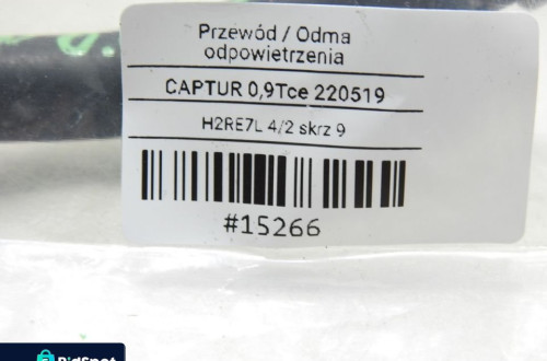 PRZEWÓD ODMY ODPOWIETRZENIA CAPTUR I 0.9 TCE