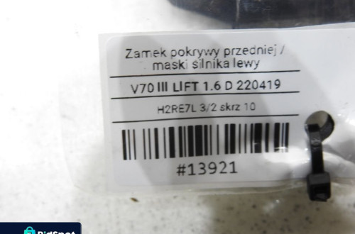 ZAMEK MASKI LEWY VOLVO V70 III 31298609
