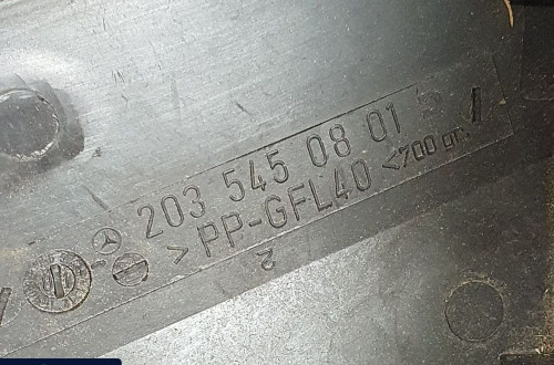 OBUDOWA AKUMULATORA MERCEDES W203 2035450203