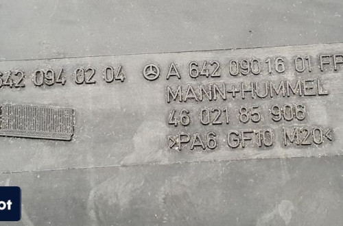 OBUDOWA FILTRA POWIETRZA MERCEDES GLK X204 3.0 CDI