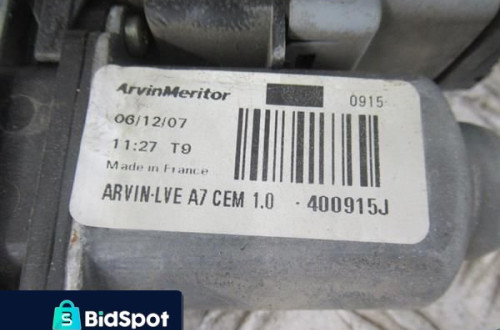 MECHANIZM SZYBY LEWY PRZÓD MECHANIZM SZYBY LEWY PRZÓD PEUGEOT 207 5D 5-D