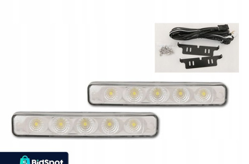 LED ŚWIATŁA DO JAZDY DZIENNEJ DRL 10 LED RL E AUTOMAT