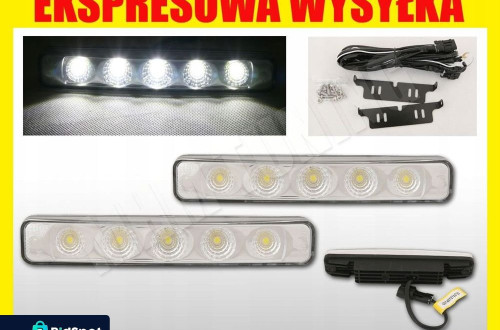 LED ŚWIATŁA DO JAZDY DZIENNEJ DRL 10 LED RL E AUTOMAT