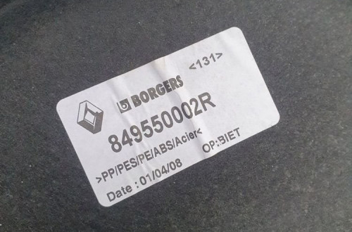 Renault Laguna III kombi BOCZEK BAGAŻNIKA LEWY