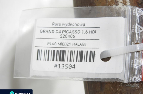 RURA WYDECHOWA CITROEN C4 GRAND PICASSO 2.0 HDI