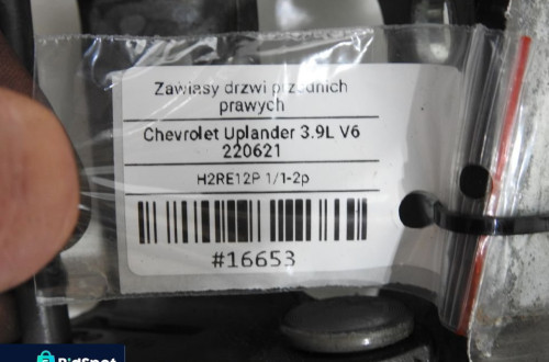ZAWIAS ZAWIASY DRZWI PRAWY PRZÓD UPLANDER