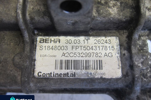 mitsubishi CANTER FUSO 7C15 3.0 DID EURO5 chłodnica EGR 504317815