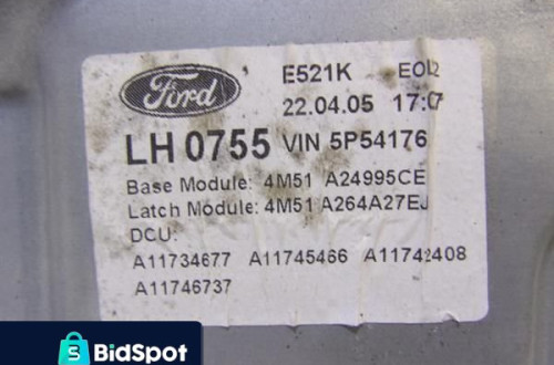 MECHANIZM SZYBY LEWY TYŁ FORD FOCUS MK2 MK-2