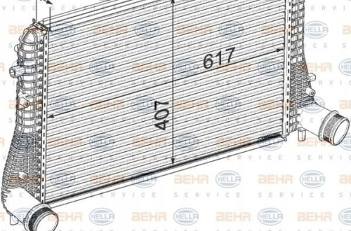 VW CADDY 2010 - 15 INTERCOOLER ORGINAŁ