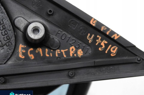 LUSTERKO PRAWE 4 PIN 475/9 BMW E61 LIFT F0123116