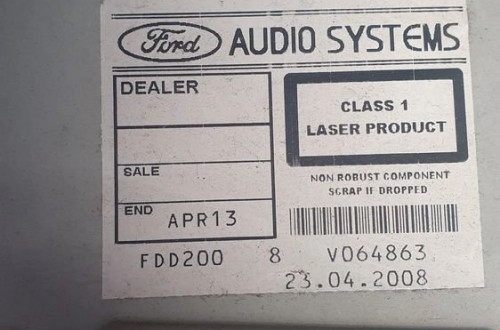 Radio  Ford 6000 CD