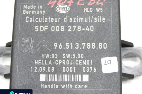 MODUŁ STEROWNIK ŚWIATEŁ PEUGEOT 407 5DF008278-40