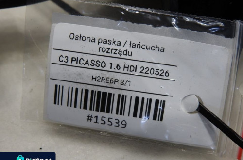 OSŁONA OBUDOWA ROZRZĄDU CITROEN C3 PICASSO 1.6 HDI