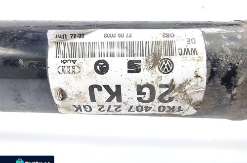 PÓŁOŚ PRAWA PRZÓD VOLKSWAGEN TOURAN 1K0407272GK