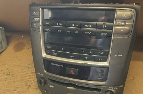 panel sterujący klimatyzacją Lexus is 220d is 250 is 350