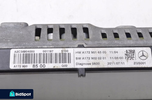 MERCEDES W204 WYŚWIETLACZ NAWIGACJI A1729008500