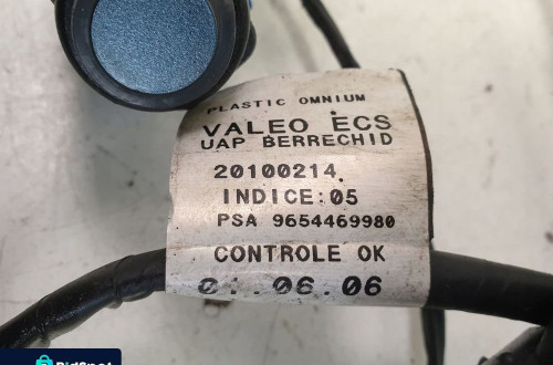 Peugeot 407 CZUJNIKI COFANIA parkowania PDC wiązka
