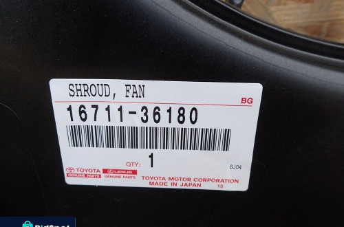 OBUDOWA WENTYLATORA LEXUS NX 16711-36180