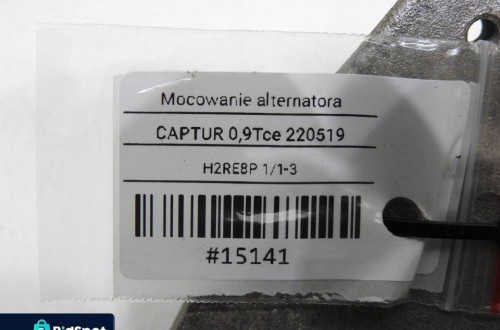 ŁAPA PODSTAWA ALTERNATORA RENAULT CAPTUR I 0.9 TCE