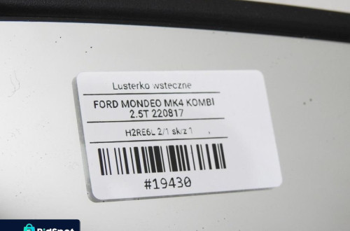 LUSTERKO WSTECZNE FORD MONDEO MK4 3S7A17E678BA