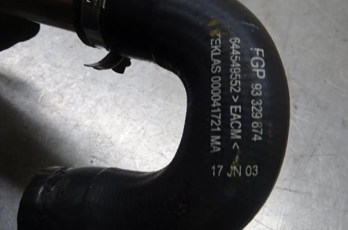 OPEL MERIVA A 03-05 1.7 CDTI RURA PRZEWÓD INTERCOOLERA