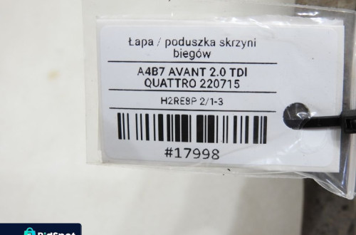 ŁAPA PODUSZKA SKRZYNI AUDI A4 B7 2.0 TDI QUATTRO