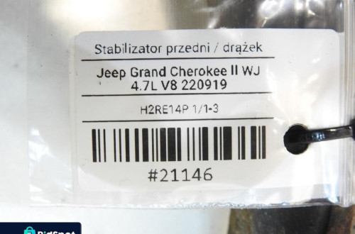 DRĄŻEK STABILIZATOR PRZÓD GRAND CHEROKEE WJ 4.7
