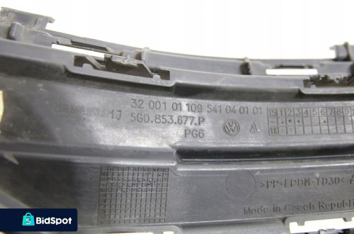 Kratka Atrapa dolna Chrom Zderzak przod VW Golf VII 7 5g 5g0 Lift Fl 2017-