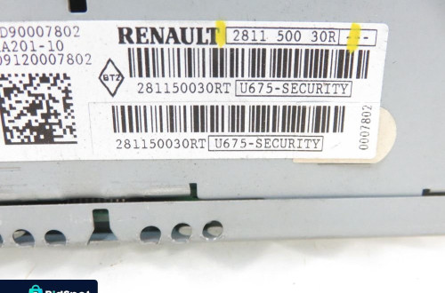 RADIO RENAULT GRAND SCENIC III 281150030R + KOD